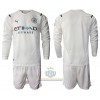 Maglia da Calcio a Maniche Lunghe Manchester City Trasferta 2021-22 per Bambino